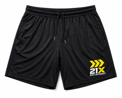 21X Built Different Performance Shorts – Black