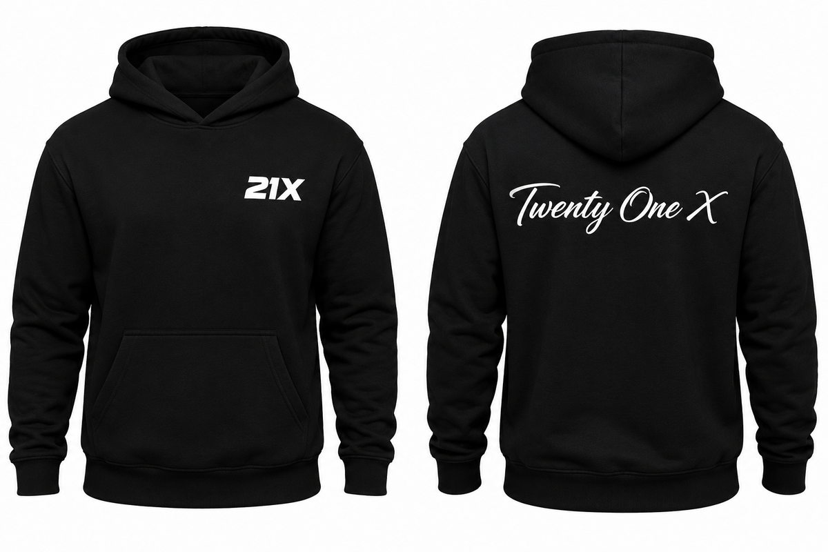 21X Signature Hoodie – Black