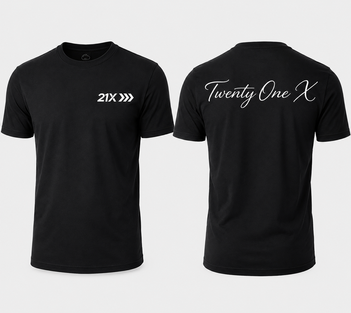 Twenty One X 21X Signature Tee – Black