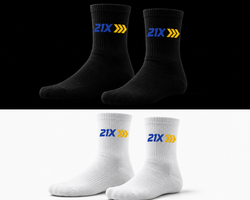 21X Performance Crew Socks — Built Different.